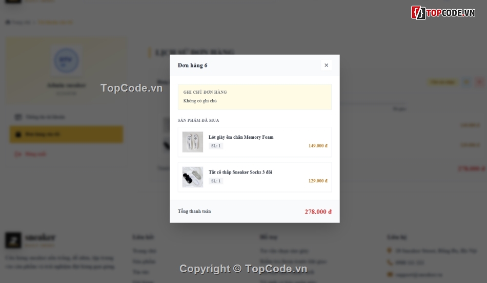 website,web bán giày,web bán phụ kiện